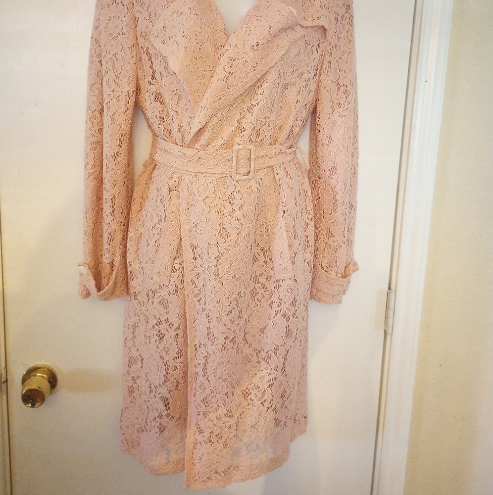 Lace Coat Style Dress